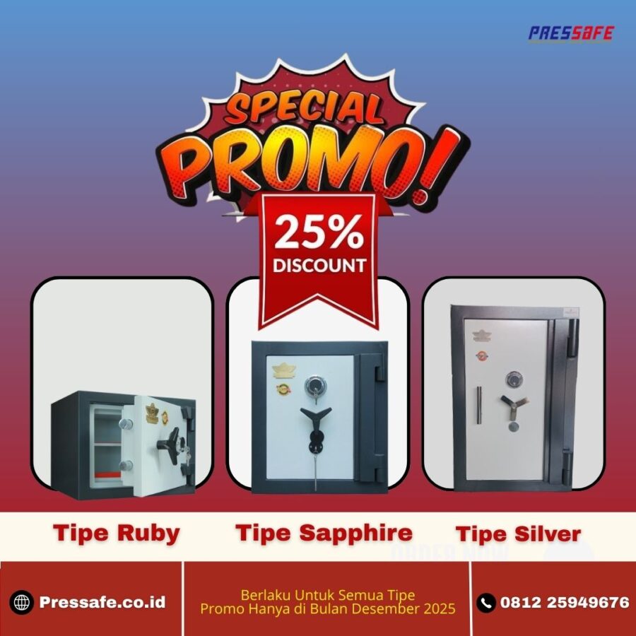 Jual brankas promo akhir tahun