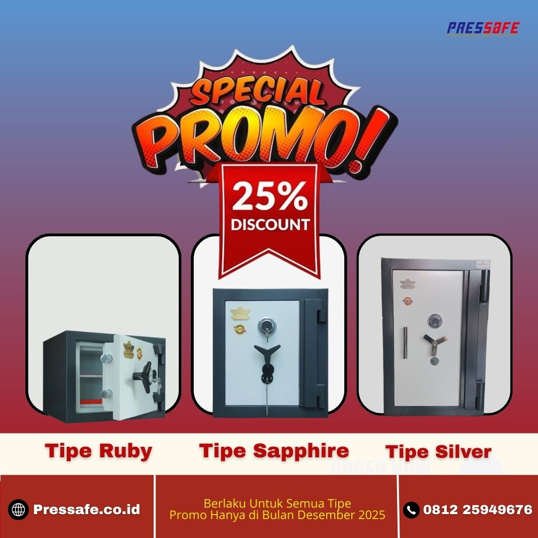 Jual brankas promo akhir tahun