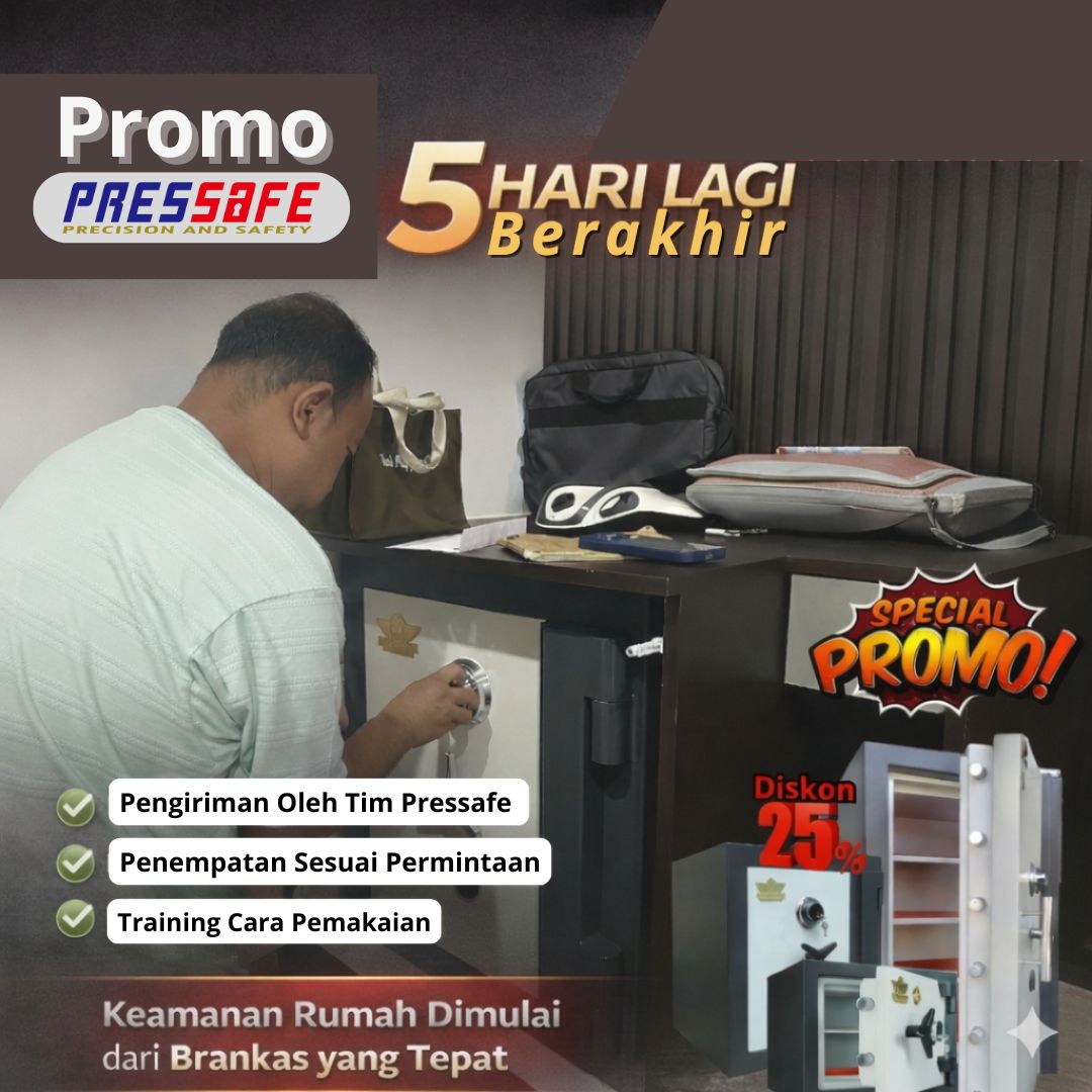Jual brankas diskon akhir tahun
