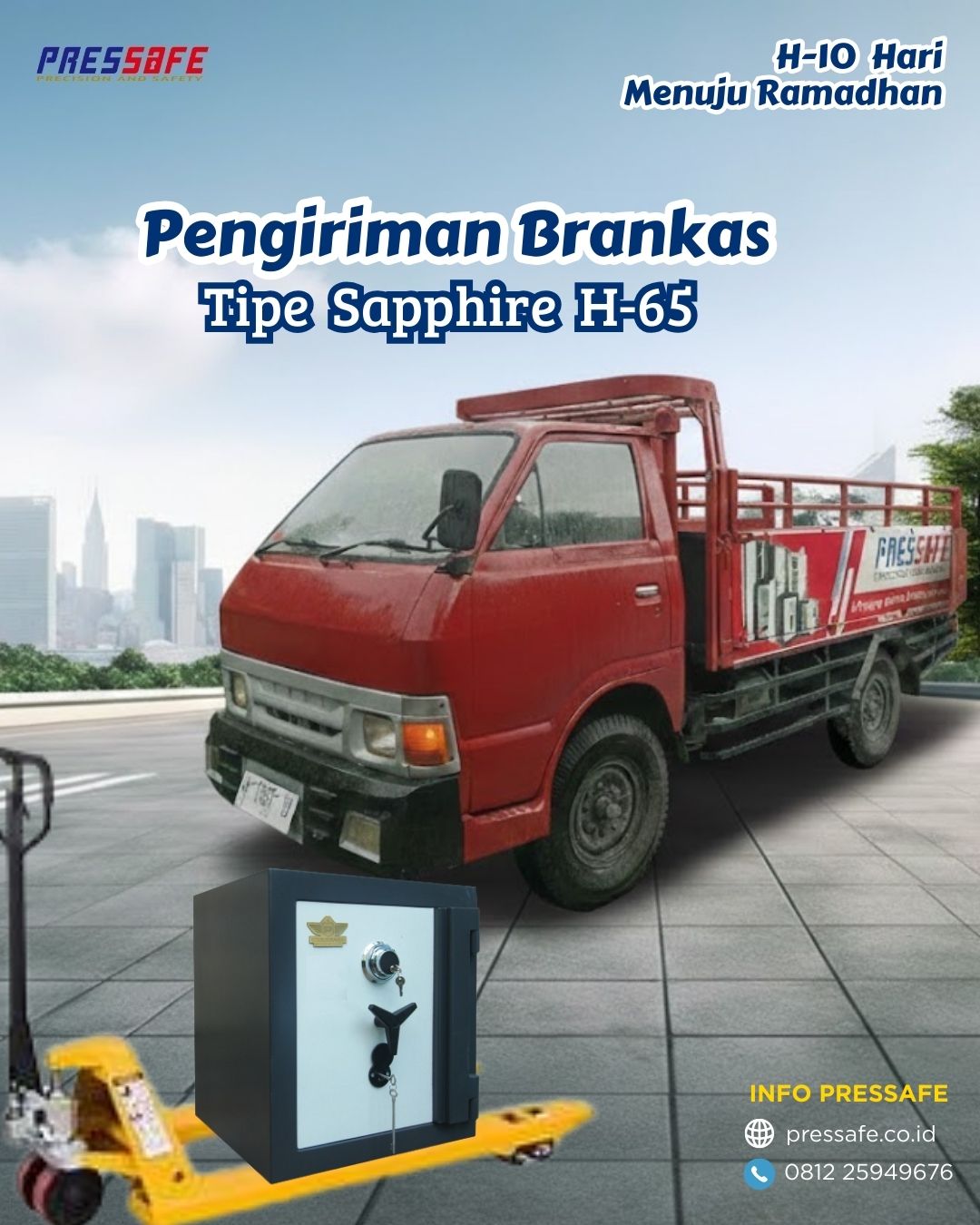 Pengiriman Brankas Tipe Sapphire