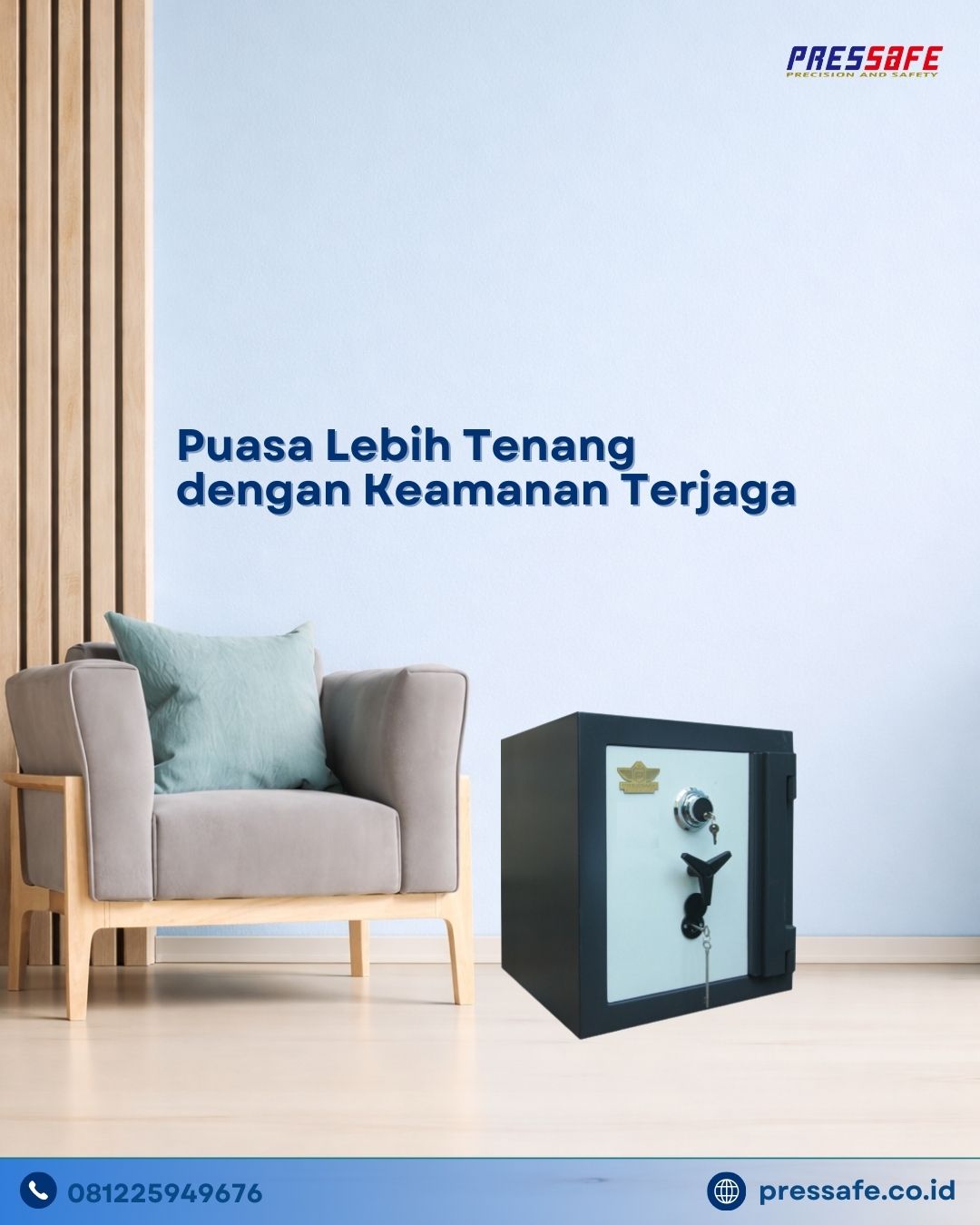 Jual brankas keamanan aset