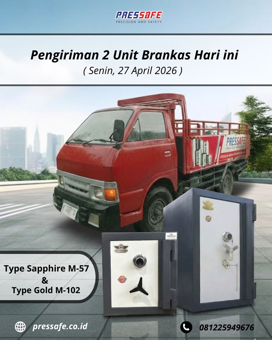 Toko jual brankas pressafe