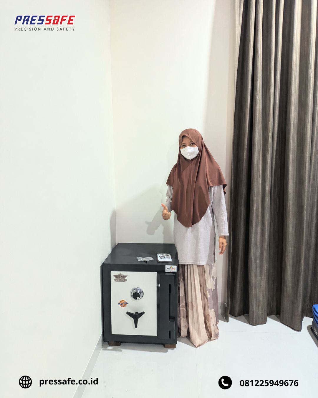 Jual brankas kecil pressafe