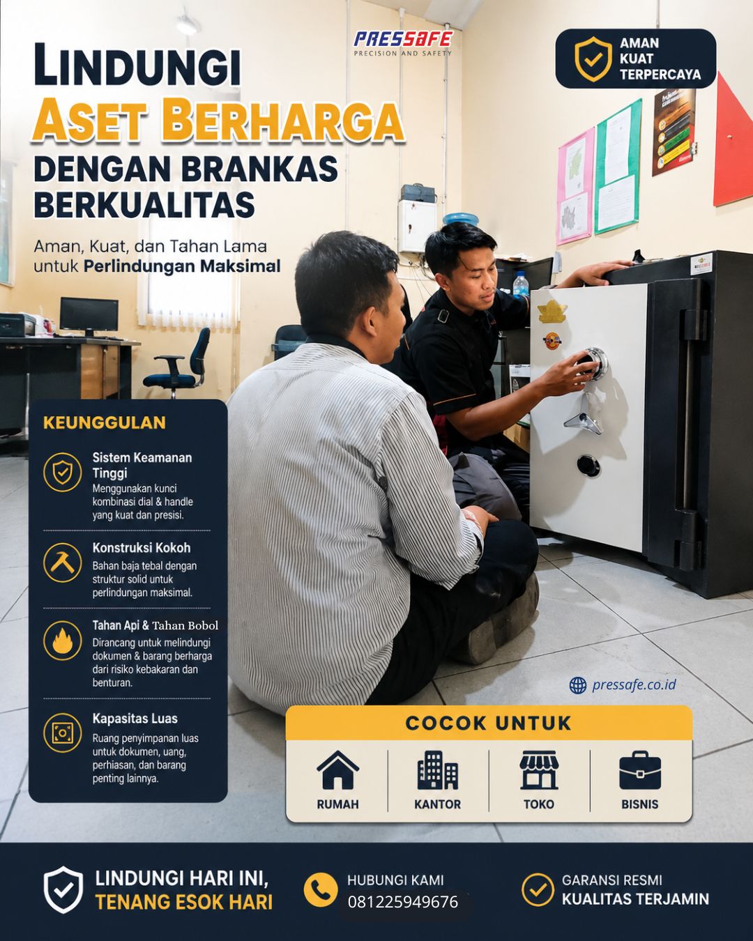 Jual brankas aset berharga