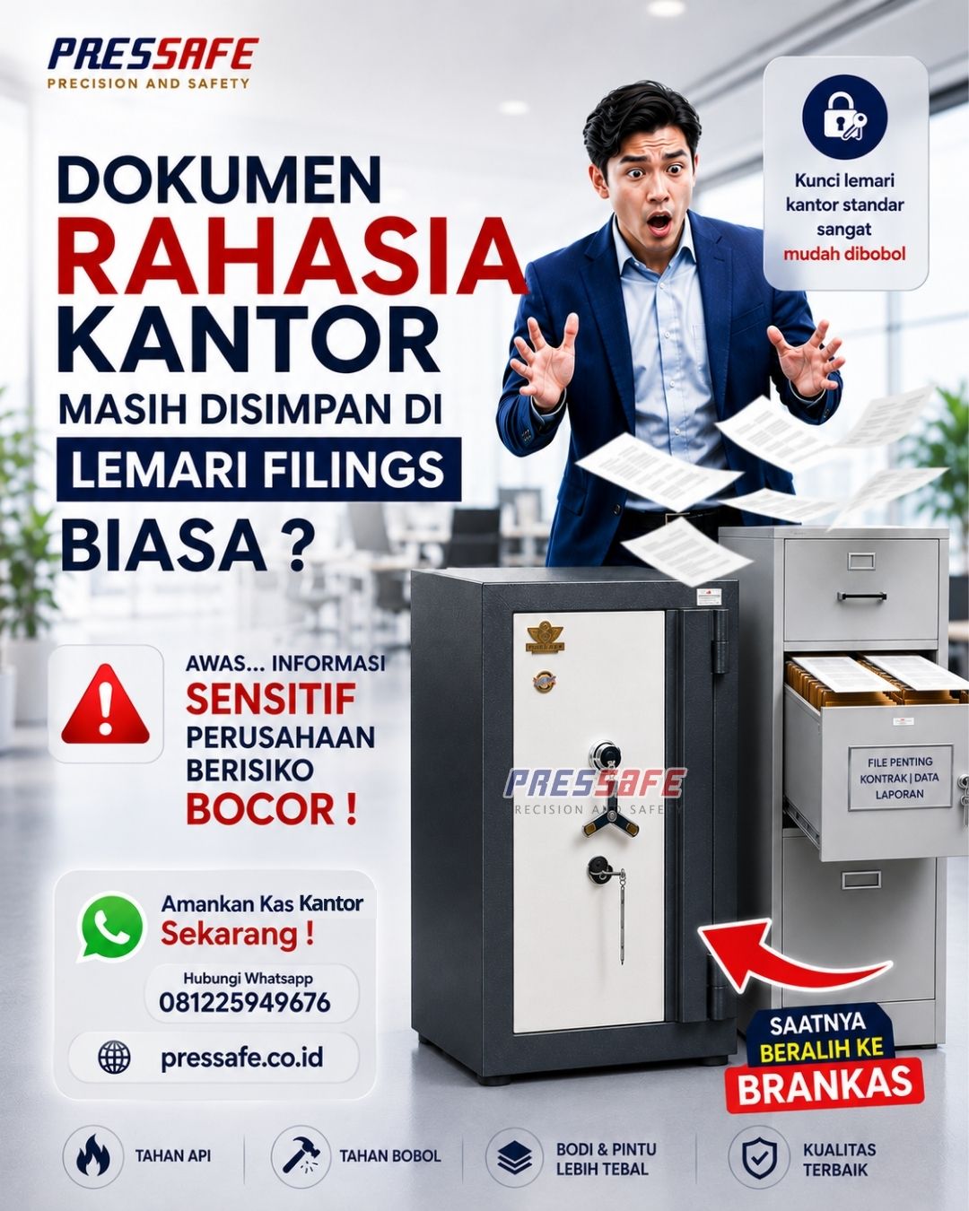 Jual brankas kantor