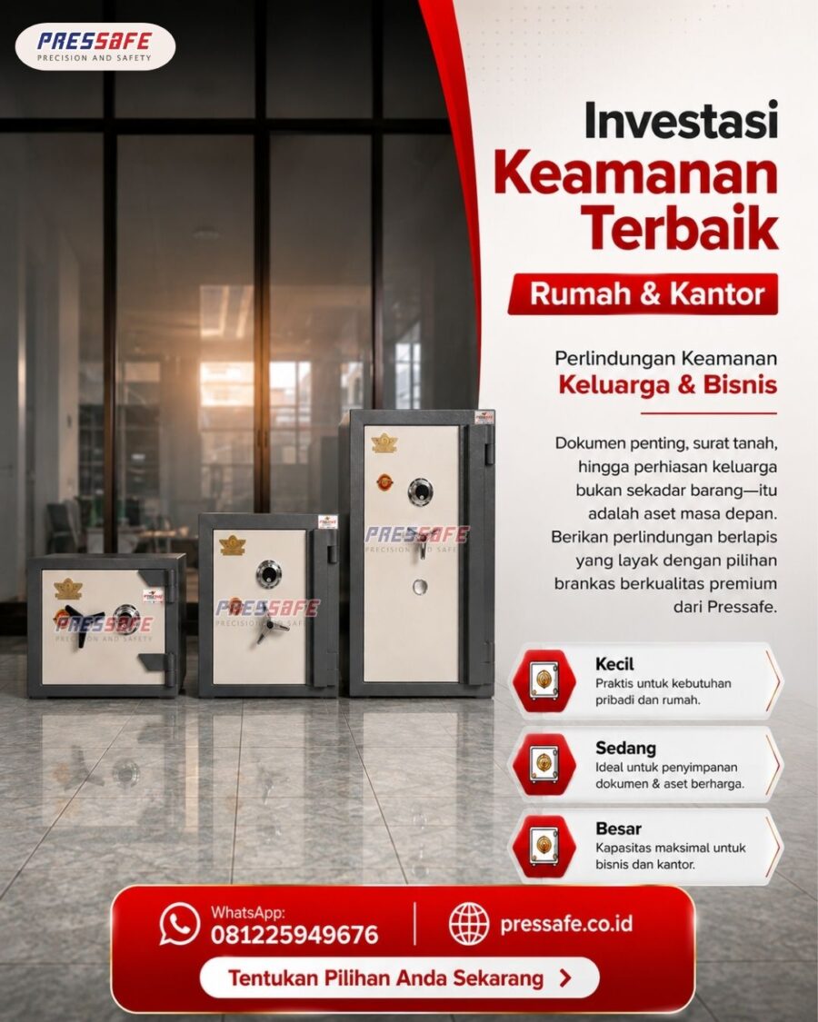Jual brankas keamanan aset