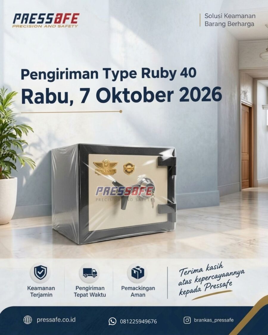Jual brankas baru type ruby