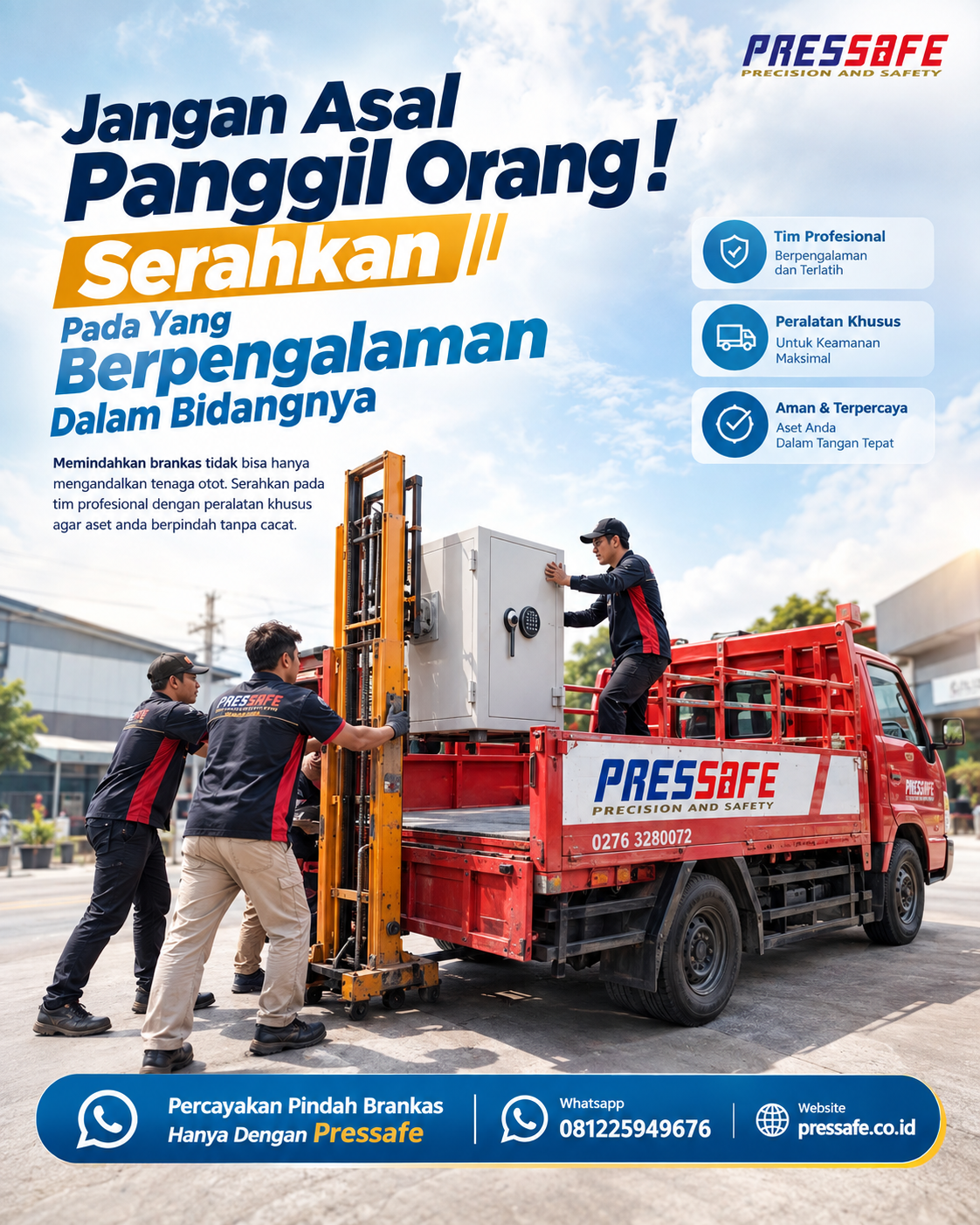 Jasa Pindah Brankas Terpercaya